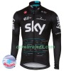 Cykeltrøje Vinter 2017 Team Sky N001